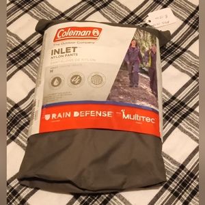 Coleman Nylon Rain Defense Pants Size M
